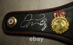 Floyd Mayweather Signed WBA Mini Belt Proof Genuine Signature AFTAL COA