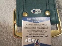 Floyd Mayweather Signed Wbc Boxing Belt Beckett Witness Coa Gorgeous Signature