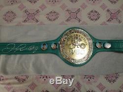 Floyd Mayweather Signed Wbc Boxing Belt Beckett Witness Hologram Gorgeous Auto