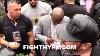 Floyd Mayweather Stays Behind To Sign Autographs For Fans After Press Conference With Pacquiao