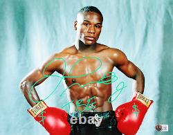 Floyd Mayweather $$ TBE Authentic Signed 11x14 Photo Autographed BAS #BP00964