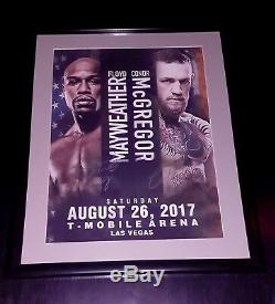 Floyd Mayweather Vs Conor Mcgregor Money Fight Dual Signed Beautifully Framed
