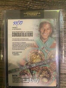 Floyd Mayweather X Tyson Beck''Money'' Autograph Limited to 35