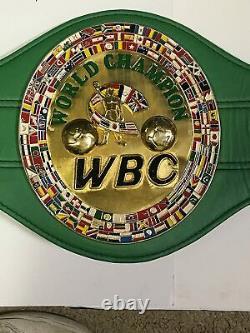 Floyd Mayweather signed Boxing Championship belt autograph BAS Beckett COA