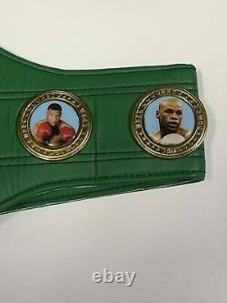 Floyd Mayweather signed Boxing Championship belt autograph BAS Beckett COA