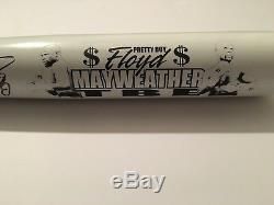 Floyd Mayweather signed TBE Cooperstown commerative bat. Beckett Certified