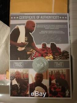 Floyd Mayweather signed boxing glove COA