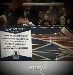 Floyd Mayweather vs Pacquiao Autographed 16x20 Photo Punch Signed Beckett Framed