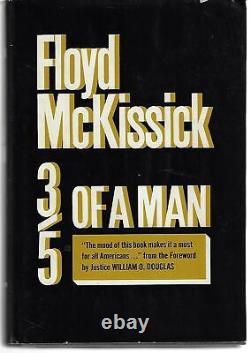 Floyd McKissick / Three Fifths of a Man Signed 1st Edition