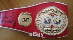 Floyd (Money) Mayweather Jr Hand Signed IBF World Champion Belt. Superb