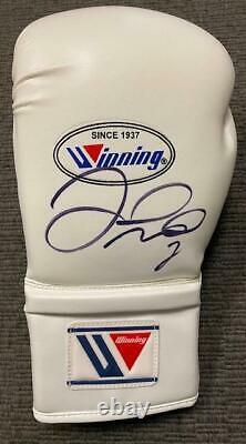 Floyd Money Mayweather Signed Auto White Winning Boxing Glove Psa #ai68243