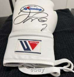 Floyd Money Mayweather Signed Autographed Winning Gold Boxing Glove PSA