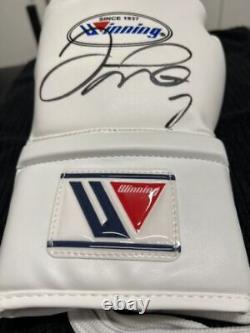 Floyd Money Mayweather Signed Autographed Winning Gold Boxing Glove PSA