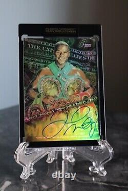 Floyd Money Mayweather X Tyson Beck AP Variation On-Card Auto #10/20 Boxing