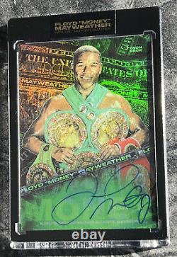 Floyd Money Mayweather X Tyson Beck AP Variation On-Card Auto #10/20 Boxing