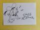 Floyd Norman Disney Animator, Donald Duck Sketch Signed, autographed. 4x6