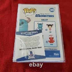 Floyd Norman Signed'Monsters IncSulley' Funko Pop #385 with Sulley Sketch BAS