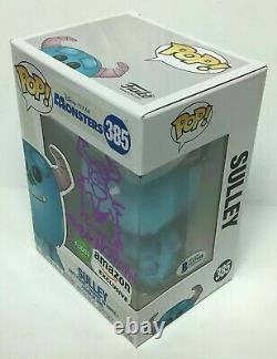 Floyd Norman Signed'Monsters IncSulley' Funko Pop #385 with Sulley Sketch BAS