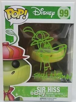 Floyd Norman Signed SIR HISS FUNKO POP Autographed BAS Beckett COA Disney