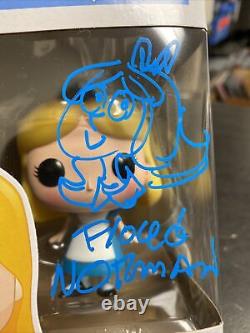 Floyd Norman signed Alice in WOnderland Funko POP! Beckett COA autograph