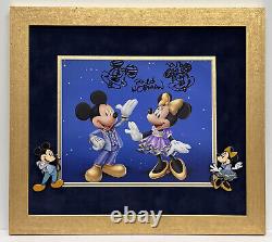 Floyd Norman signed Autographed Framed Photo With Sketch 50th Mickey Mouse