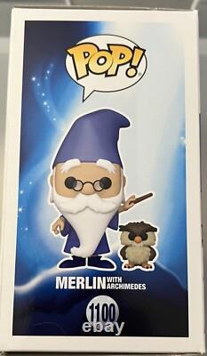 Floyd Norman signed Autographed Funko Pop MERLIN # 1100? Sword and the stone
