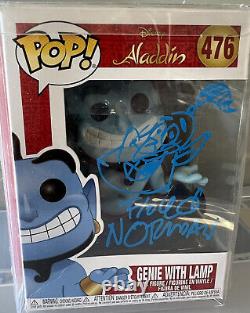 Floyd Norman signed Autographed Funko Pops Genie Aladdin? Disney