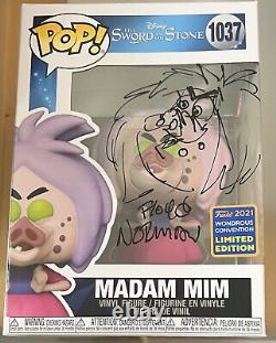 Floyd Norman signed Autographed Funko Pops Madame Mim? Sword In the stone