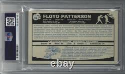 Floyd Patterson Heavyweight Champion signed autograph card PSA DNA