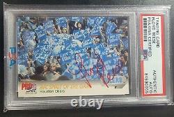 Floyd Reese signed PSA/DNA On Card Autograph Auto Tennessee Titans Oilers