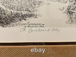 Floyd Sonnier Artist Signed Print La Boucherie d'Heir Artist Proof #15 18X23