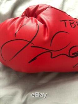 Floyd mayweather signed glove