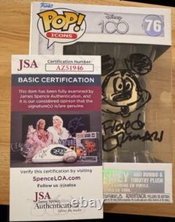 Floyd norman, signed Autographed, Walt Disney Funko Pop, With Mickey Sketch