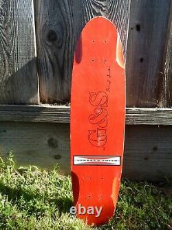G&S Gordon and Smith Skateboard Deck AUTOGRAPHED by Floyd Smith