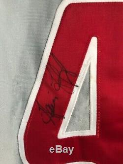 Gavin Floyd Game Used Autographed Signed Auto Phillies Authentic Jersey 2004