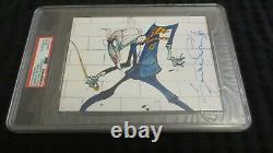 Gerald Scarfe Pink Floyd the Wall concept artist signed autographed psa slabbed