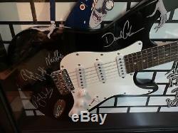 Guitar signed by all 4 members of PINK FLOYD Waters, Gilmour Mason Wright THE WA