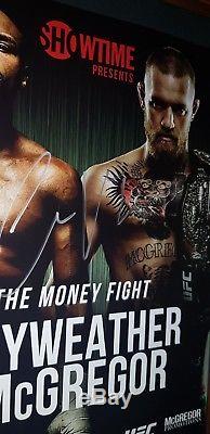 Hand Signed By Conor Mcgregor With Coa Rare Framed 8x10- Floyd Mayweather