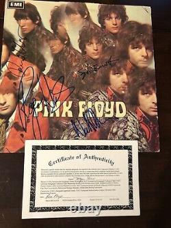 Hand Signed Pink Floyd Piper At The Gates Of Dawn Lp C. O. A