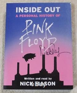 INSIDE OUT SIGNED COPY PINK FLOYD's NICK MASON 3-CD AUDIO-BOOKUK+32 Page