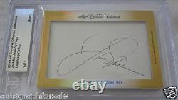 Jack Nicklaus Ray Floyd 2014 Leaf Masterpiece Cut Signature signed card 1/1 JSA
