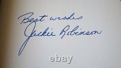 Jackie Robinson Signed Autographed Victory Over Myself Hardcover Book JSA LOA