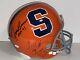Jim Brown/Floyd Little Signed Syracuse University Full Size Helmet JSA/COA
