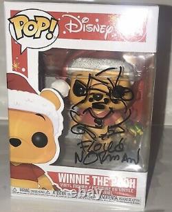 Jim Cummings Floyd Norman Signed Autographed Winnie The Pooh Christmas Funko POP