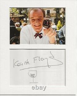 Keith Floyd cook signed genuine authentic autograph signature UACC RD AFTAL COA