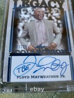 Leaf Legacy Floyd Mayweather Jr Auto # LCA-FM3, # 22/25. Inscribed TBE