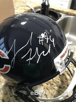 Leonard Floyd Autographed Full Size Chicago Bears Helmet JSA