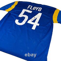 Leonard Floyd NFL Los Angeles Rams #54 Autographed Signed Jersey Jsa Coa