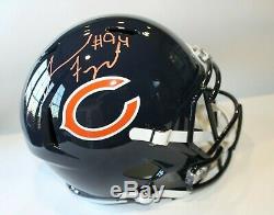 Leonard Floyd Signed Chicago Bears Full-Size Speed Helmet JSA COA Auto Autograph