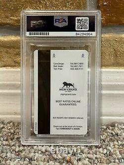 MANNY PACQUIAO SIGNED AUTO HOTEL KEY CARD MGM GRAND Floyd Mayweather PSA PROOF